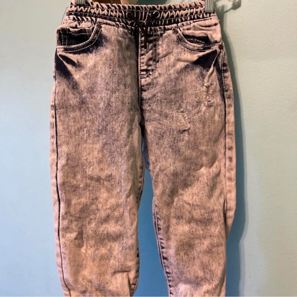 Distressed 80s size 6 kids jeans